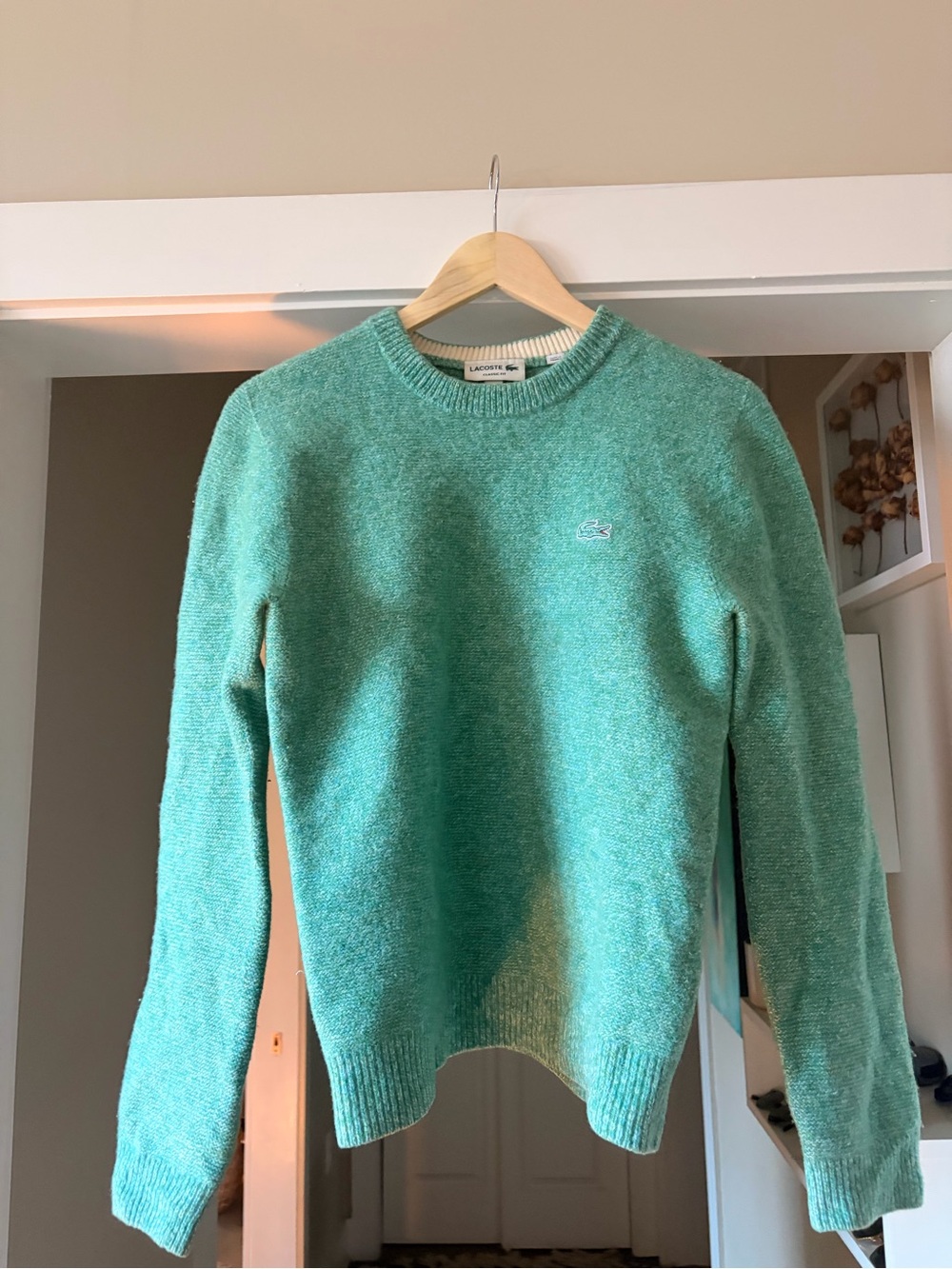 Lacoste- Mint Green Crewneck Sweater